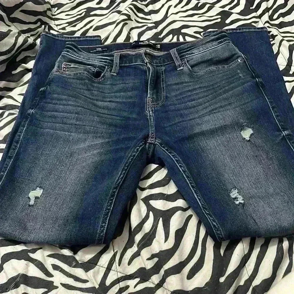 Dark Taper Denim Skinny Jeans